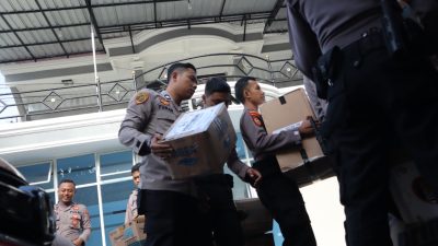 Polres Pemalang Bantu Logistik Korban Gempa Cianjur