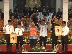 Sah, Ini Nomor Urut Capres dan Cawapres RI di Pilpres 2024