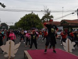 Ajak Senam Bareng, KPU Sosialisasikan Info Pemilu ke Masyarakat