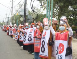 Cara Unik PKS Batang Kenalkan AMIN dan Caleg Tarik Perhatian Masyarakat