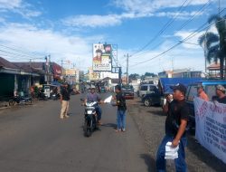 Massa APN Orasi Dukung Pemilu 2024 Damai di Bawang