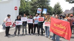 MPBI DIY Doa Bersama di Tugu Yogya untuk Upah Layak
